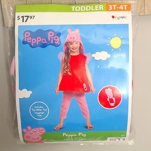 Toddler girl's Peppa Pig costume size 3T-4T